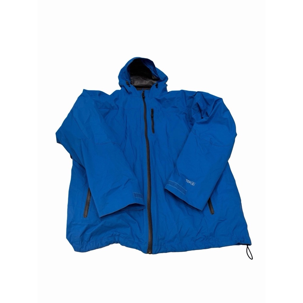 LL Bean Jacket Men's XXL Tall Blue Trail 3 In 1 Primaloft Waterproof Hooded